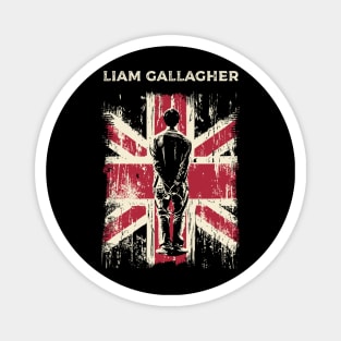 Vintage Distrassed Liam Gallagher Magnet